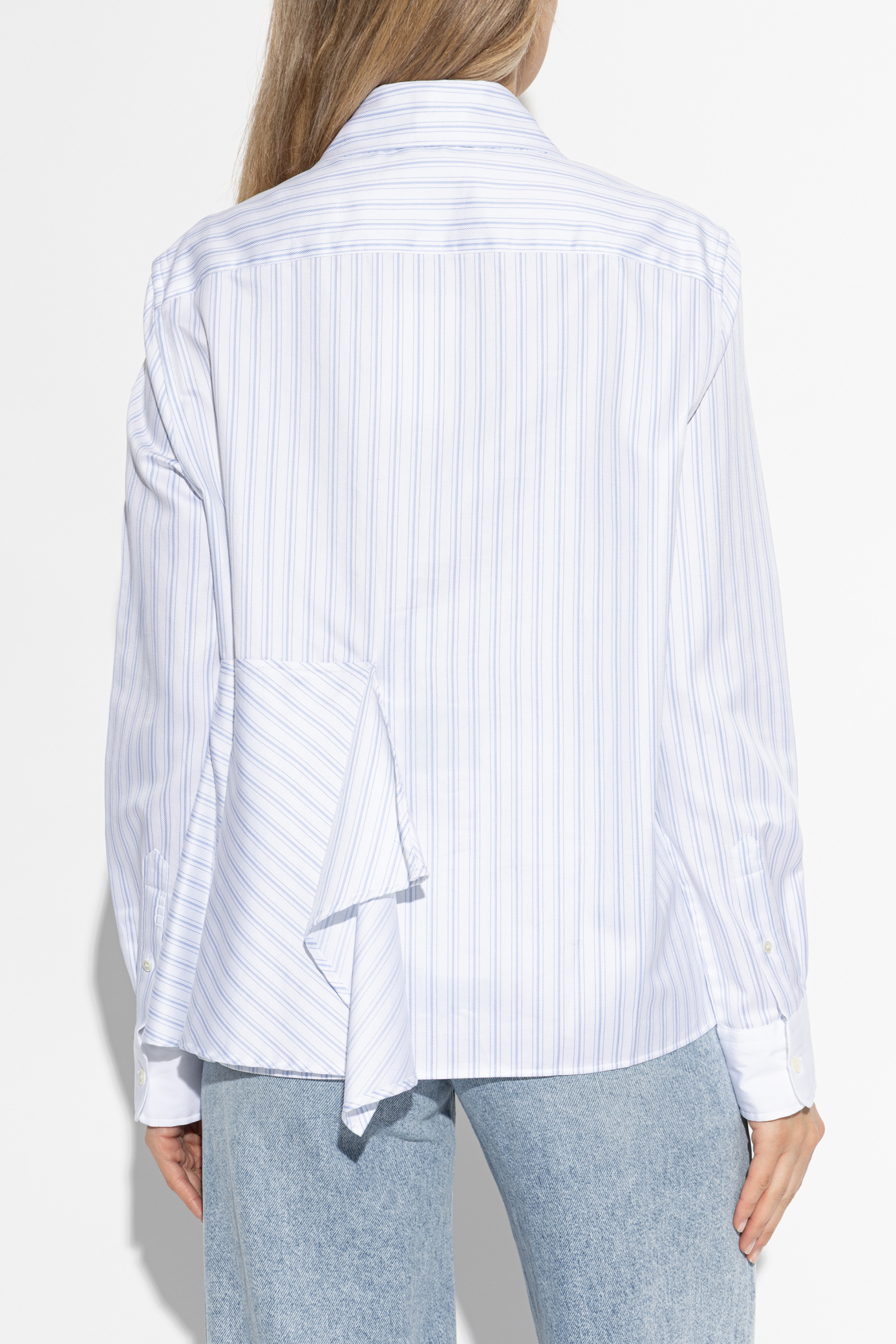 JW Anderson Asymmetrical striped pattern shirt | Women's | Vitkac